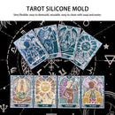 Tarot Card Molds 22 Silicone Full Set Cards Molds for Casting DIY (White) Newly