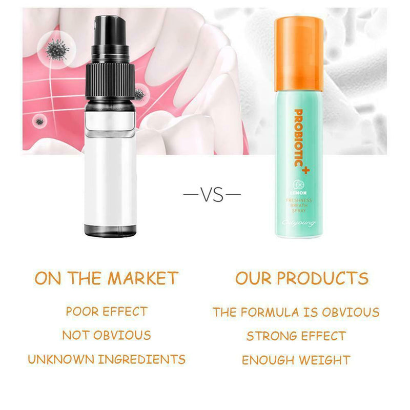 Unisex 15ml Fruity Breath Freshener Spray Lasting Breath For Men & Women Z8G4