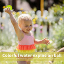 Silicone Water Fighting Ball Toys - Quick Filling Bomb Splash Ball (Yellow)