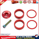 OUO Bicycle Stem Top Cap Headset Cover with Screw Fork Ring Spacer (Red) Newly