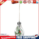 Soft Plastic Clear LED Christmas Light Bulb Ball Tree Hanging Bauble (785-B