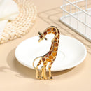 Accessories Jewelry Bag Clothes Label Giraffe Brooch Animal Brooch Pin Enamel