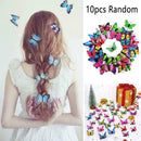 10X Butterfly Mixed Hair Clips Bridal Hair Accessories Wedding Headdress Z E6B4