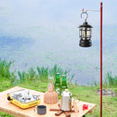 Outdoor Camping Light Retro USB Hanging Atmosphere Home Table Lamp (Black) Newly