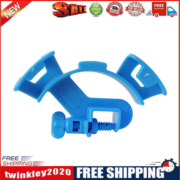 Fish Tank Water Change Fixing Clamp Aquarium Filtration Hose Bracket (Blue)