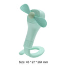 Mini Wearable Wrist Fan Rechargeable Battery Operated Personal Fan (Green)