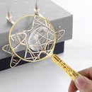 Reading Inspection Jewelry Loupe Carved Handheld Magnifier Magnifying Glass Lens