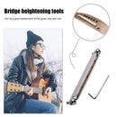 Acoustic Guitar Adjustable Bridge Saddle+Screwdriver Stringed Instruments Newly