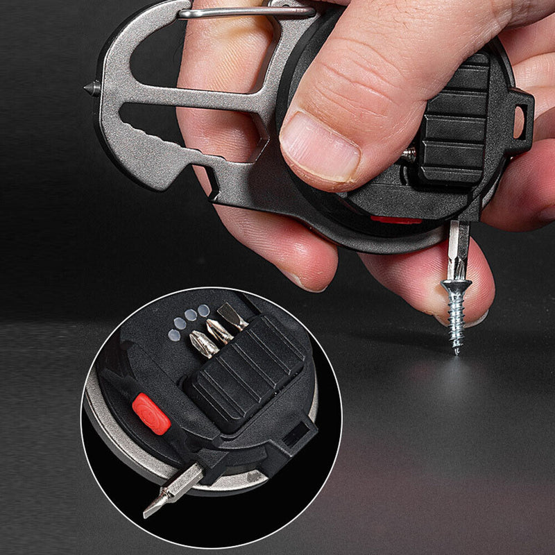 Portable LED Flashlight Mini Keychain Small LED Work Light Outdoor Bottle Ope