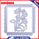2 x Square Punch Molds for Scrapbooking, Embossing, Album, Gifts, 193340