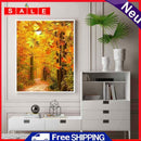 Autumn Maple Forest Diamond Painting Kits, Full Round Drill, Wall Decoration