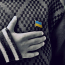 1pcs 22mm Ukraine Map Lapel Pin Brooch Clothing Accessories(A Painted)