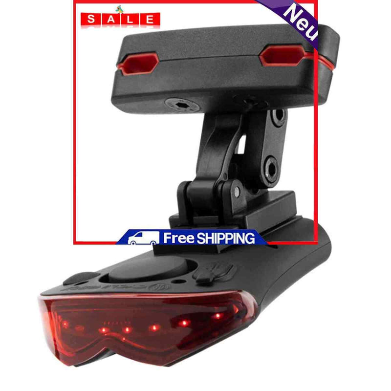 Bicycle Rear Lamp Rechargeable USB Safety Warning Taillight for Night Riding