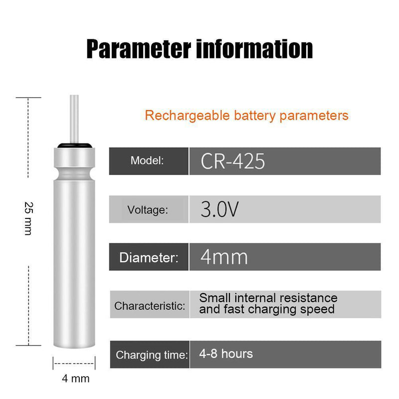 Fishing Electric Floats Rechargeable CR425 Battery Fishing Buoy Accessories