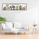 11CT Partial Cross Stitch Craft Village Counted DIY Embroidery Home Decoration