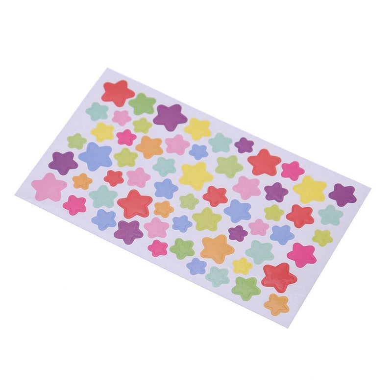 6pcs/set Colorful Star DIY Scrapbooking Diary Photo Album Stickers(Star) Newly