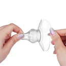 2pcs Grade Silicone Frosted Clear Nipple Protector with Storage Case Nipple Everters