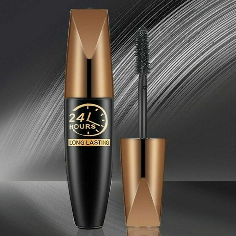 Drying Voluminous Fiber Lashes Extension Eye Makeup Tool 4D Silk Fiber Mascara
