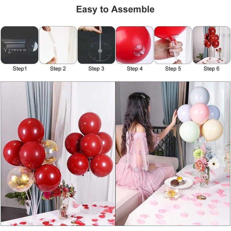 Balloon Table Column Stand Holder Christmas Wedding Birthday Party Decor 7AE_