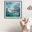Full Cross Stitch 11CT Fresh Flowers Counted Embroidery DIY Needlework Kits Art