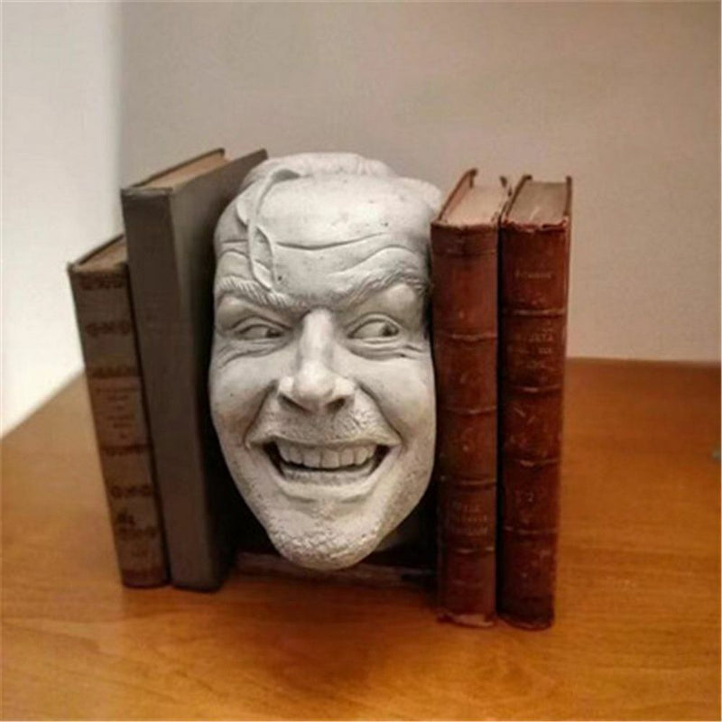 Desktop Crafts Here's Johnny! Sculpture decoration The Shining Bookshelf