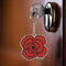 DIY Rose Flower Bead Cross Stitch Keychain Stamped Needlework Kit (SMX-024)
