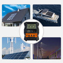 12V 24V Solar Charge Controller USB LCD Display Solar Panel Voltage Regulator