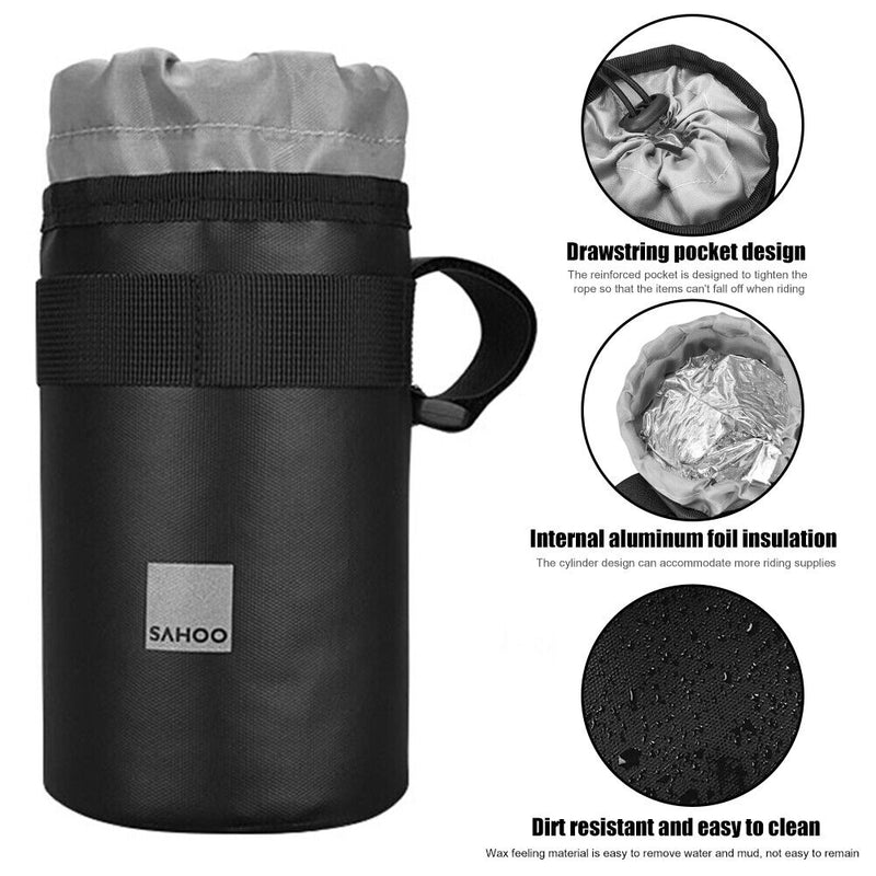 SAHOO Bicycle Bottle Bag Insulated Drink Water Kettle Holder Carrier Pouch Newly