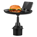 Adjustable Car Food Storage Tray Phone Holder Vehicle Bracket Support Accessory