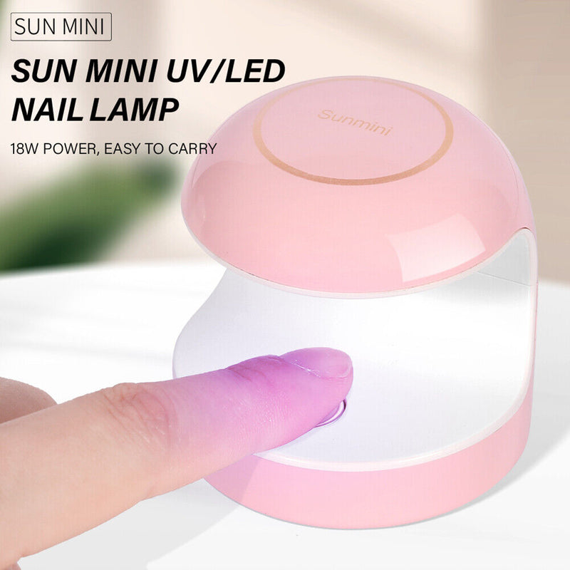 Mini Nail Fast Therapy Machine Lamp Manicure Art Tool Gel Curing Practice Lamp