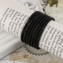 Girls Super Thin Elastic Rubber Ponytail Holder Telephone Wire Hair Ropes