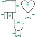 Metal Flower Vegetables Plant Support Fixing Rod Climbing Holder Climbing Frame