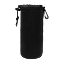 Waterproof Soft Neoprene Camera Lens Pouch Drawstring Protector Case (XL) Newly