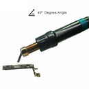 45 Degree Bent Soldering Station Curved Heat Nozzle for 861DW Hot Air Nozzles