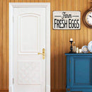 Fresh Eggs Retro Metal Plate Tin Sign for Bar Pub Club Cafe Wall Iron Painting