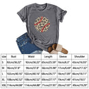 Independence Day Leopard Baseball Tea T-Shirt (Grey XXL)
