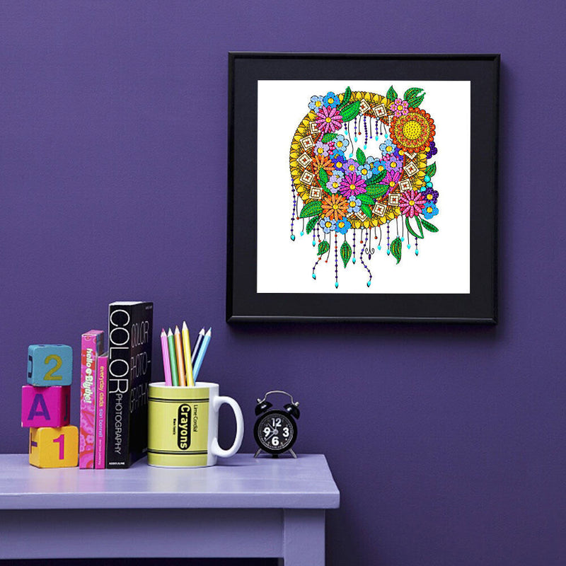 5D DIY Diamond Painting Kits Full Special Shape Drill Dream Catcher Mosaic