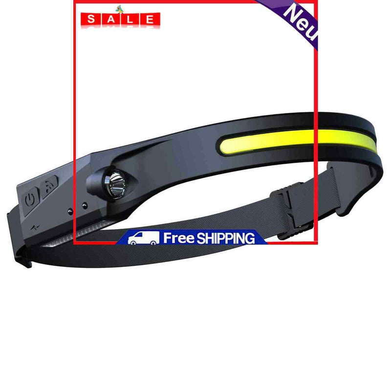 Flashlight, Running Camping 350lm LED Rechargeable Waterproof Headlight Headlamp