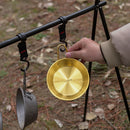 Portable Camping Barbecue Tableware Hanging Bowl for Outdoor Hiking Picnic