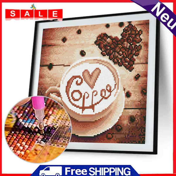5D Coffee Mug Pattern Diamond Embroidery DIY Craft Diamond Painting Kreuzstic
