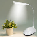 LED Table Light Battery Eye Protection Reading Household Book Lamp (White) Newly