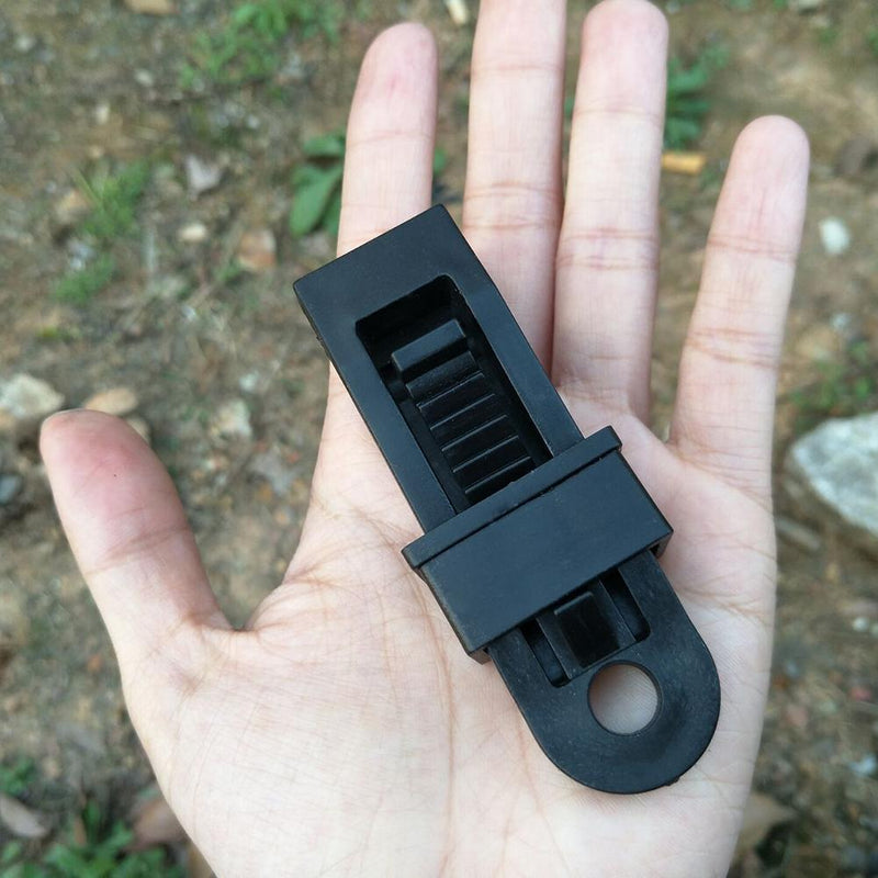 Tent Accessories Awning Wind Rope Clamp Outdoor Camping Traveling Plastic Clip