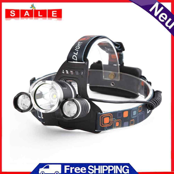 LED USB Headlamp Rechargeable Fishing Camping Headlight Flashlight Head Torch