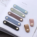Desktop Storage Leather Cord Organizer Cable Winder Cable Management Winder Tie