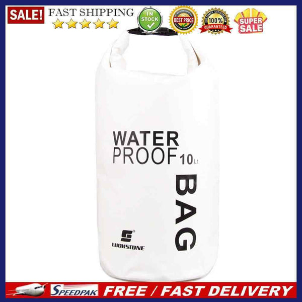 10L Portable Swimming Bag Waterproof Dry Sack Storage Pouch for Trekking Boat