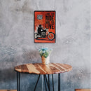 Rust Free UV Protected Metal Motorcycle Sign Bar Wall Home Poster (C) Newly