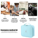 Portable Travel First Aid Kit Medical Bag Emergency Storage Box (Blue L) Newly