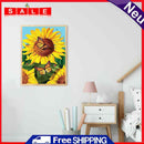 Diamond Painting 5D Full Round Drill Mosaic DIY Sunflower Butterfly Kit Artwork