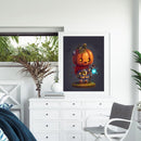 11CT 3 Beach Full Embroidery Pumpkin Cotton Print Cross Stitch Home Decoration