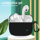 Silicone Case w/ Keychain for ZMI PurPods Pro Earbuds Charging Case (Black)